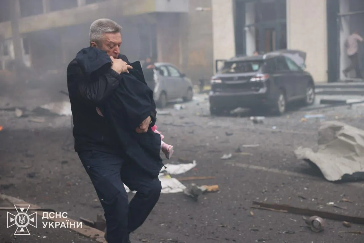 Детский сад попал под удар при обстреле Харькова: дети были в убежище