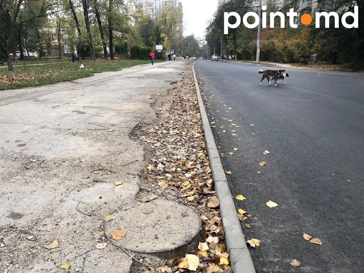 Дорожники оставили после ремонта разбитый тротуар на улице Зелинского