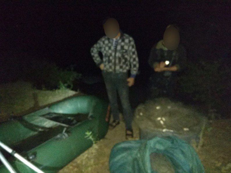 Пограничники выявили рыбаков, которые незаконно выловили 100 килограммов рыбы