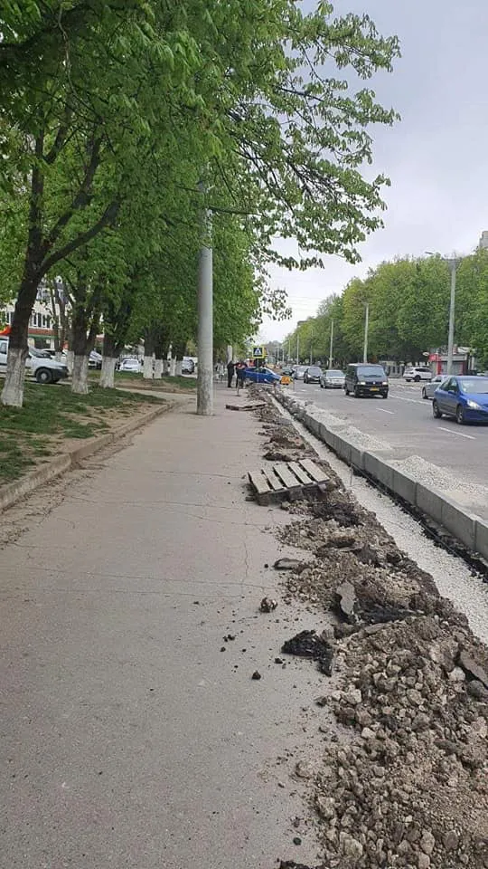 В Кишиневе продолжается обустройство на бульваре Куза-Водэ