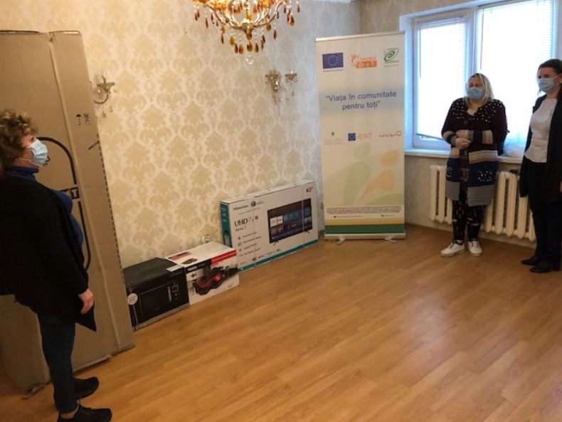Две квартиры из программы Защищенное жилье в Бельцах оснастили техникой