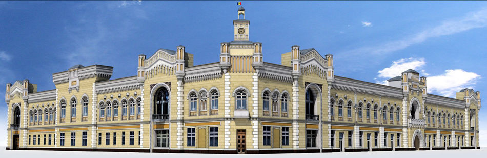 Главные здания Кишинева представлены в 3D-формате