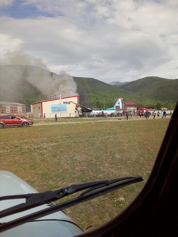 В России разбился пассажирский Ан-24, погибли оба пилота