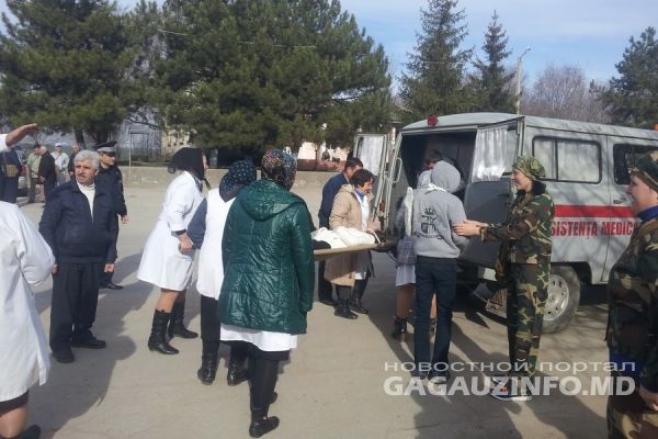 Учения по гражданской защите прошли в гагаузском селе