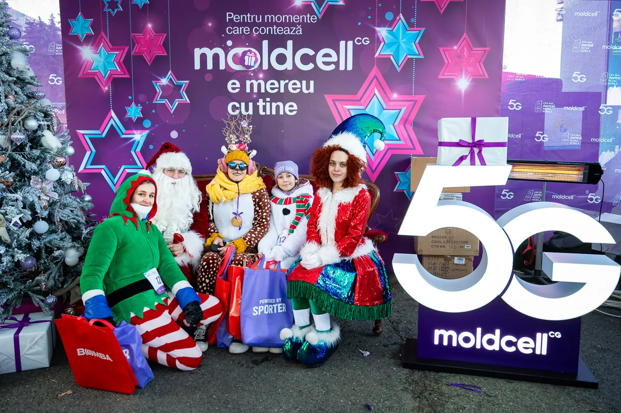 Moldcell continuă tradiția implicării la Maratonul de Crăciun 2025