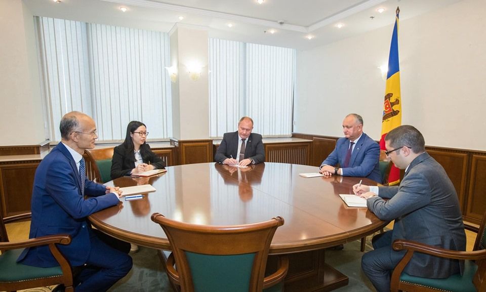 Игорь Додон выступил за укрепление диалога с Китаем