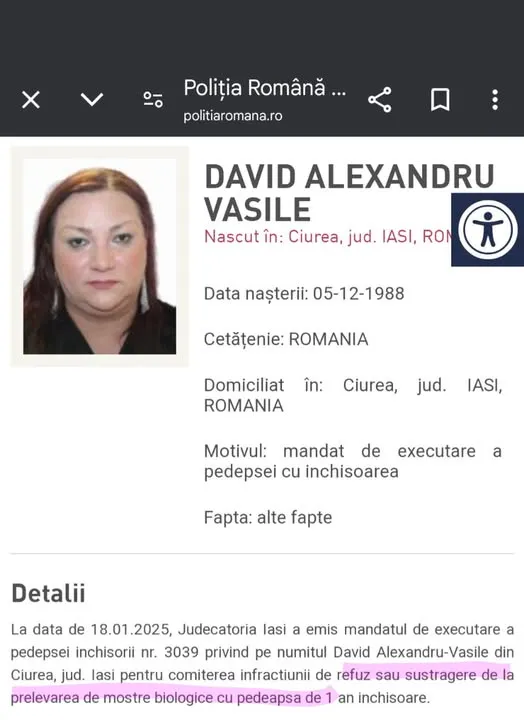 Poliția din România caută un bărbat: Fotografia lui ia prin surprindere