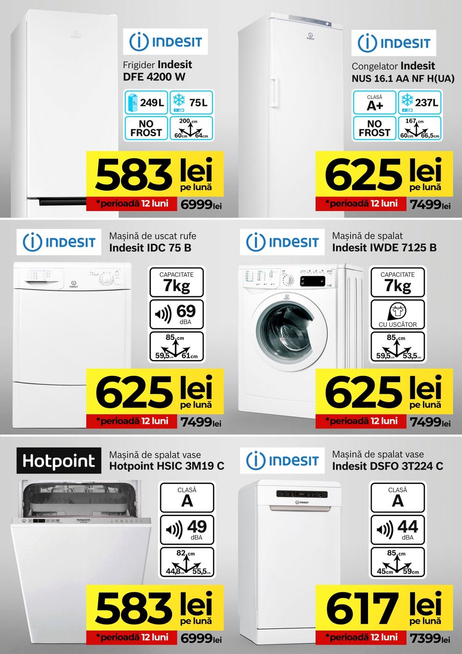 Bomba: Кредит 0% на 12 месяцев на технику Indesit ®