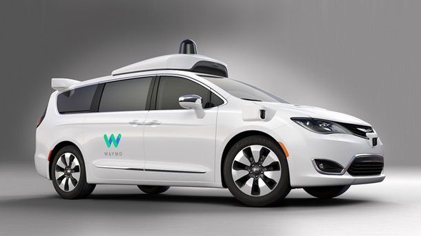 Google и Chrysler создали беспилотный минивэн