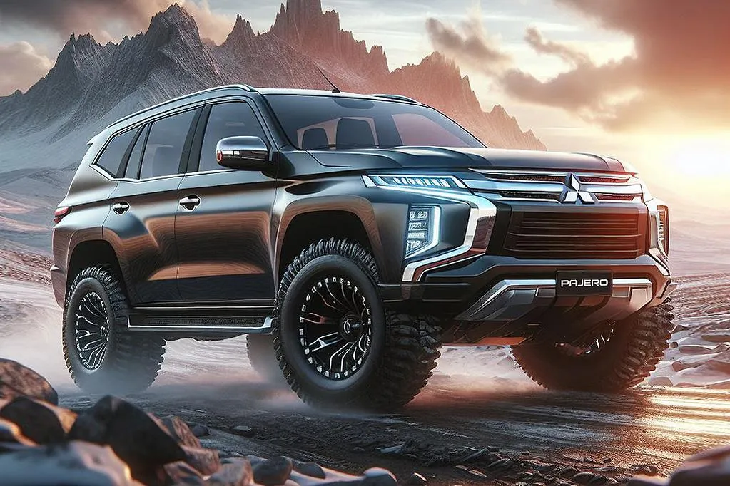 Новый Mitsubishi Pajero показали на первых официальных изображениях