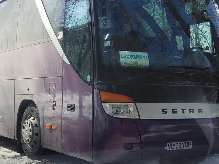В Кишиневе замечены автобусы с румынскими номерами