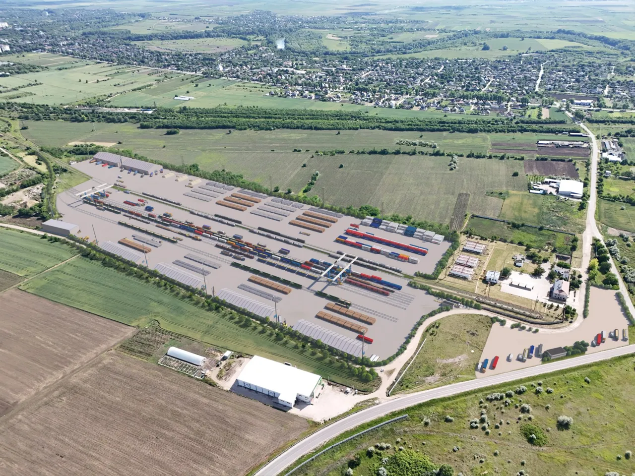 Cum ar putea arăta viitorul Complex Logistic Multimodal de la stația feroviară Berești din Ungheni