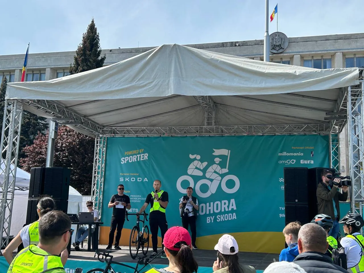 В Кишиневе проходит VeloHora by Skoda