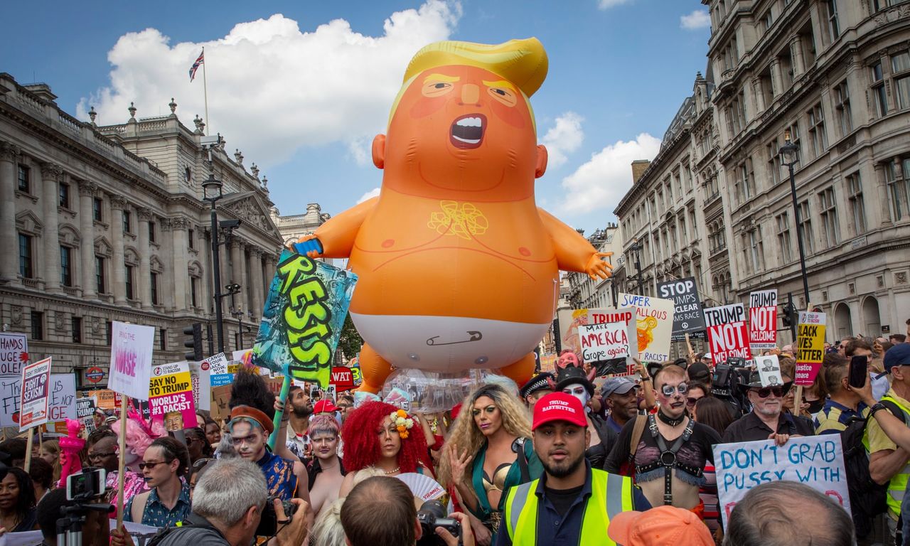 В Британии снова запустят «малыша Трампа»