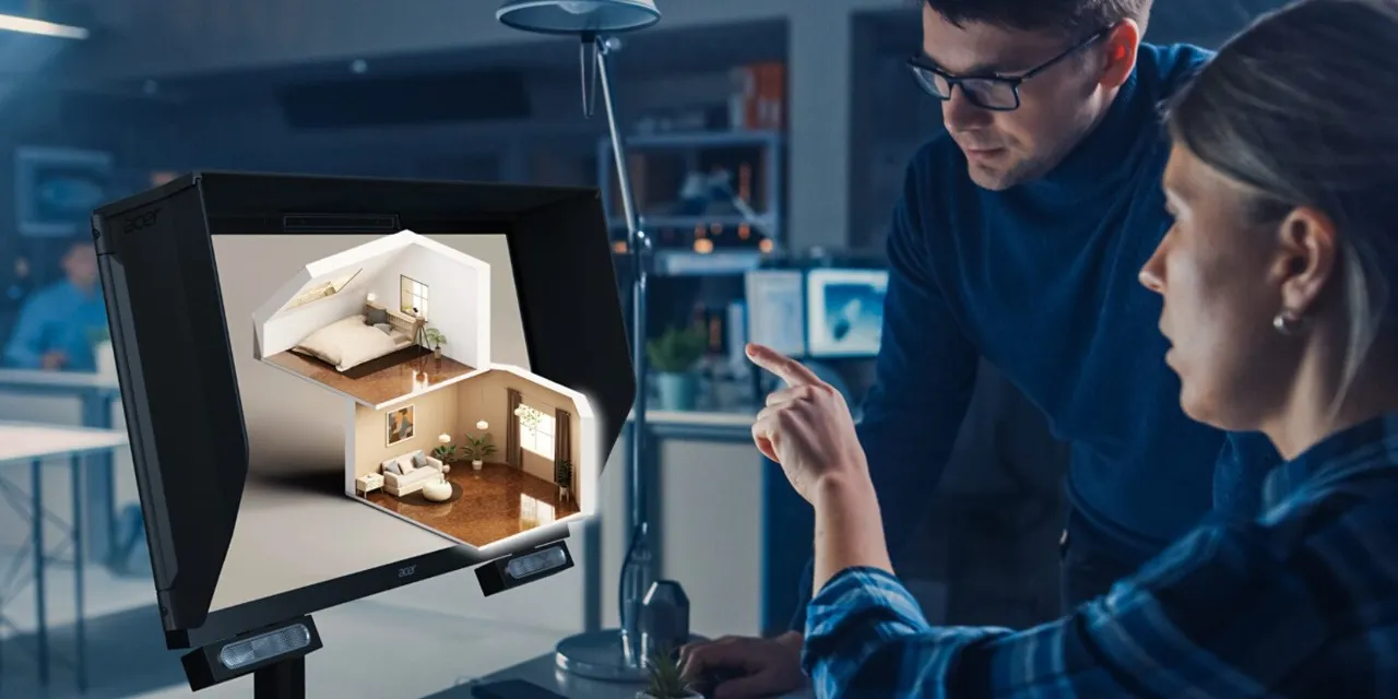 Acer показала монитор с 3D-звуком и 3D-изображением — без наушников и очков