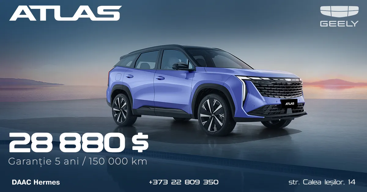 Geely Monjaro și Geely Atlas, în top 3 cele mai vândute crossovere din China