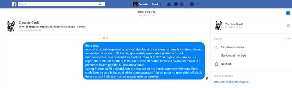 Corneliu Ababii acuză Ziarul de Gardă că promovează știri false și atrag cititori cu titluri politizate