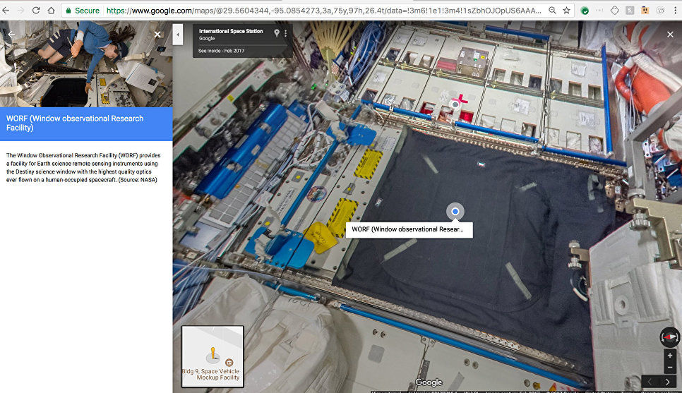 Google запустила виртуальный тур по МКС