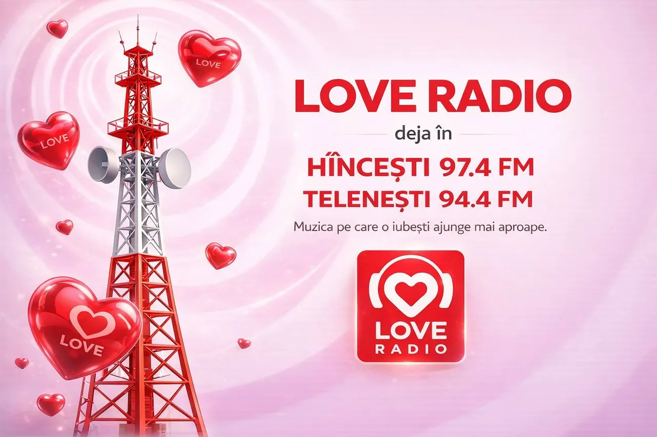 Love Radio расширяет зону покрытия в центральной части Республики Молдова