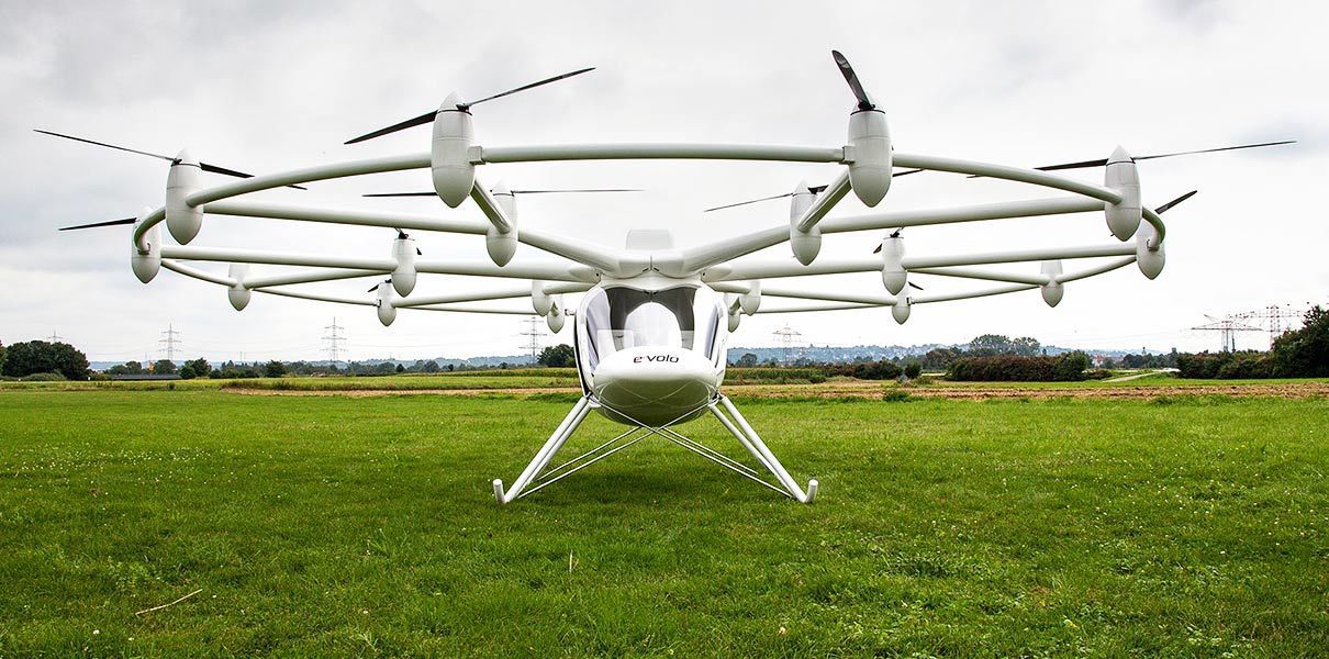 E-Volo начнет тестировать летающие такси в 2018 году