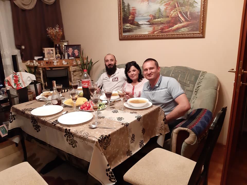 Родные встретили Георге Петика дома