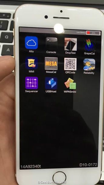 В Сети появились характеристики iPhone 7