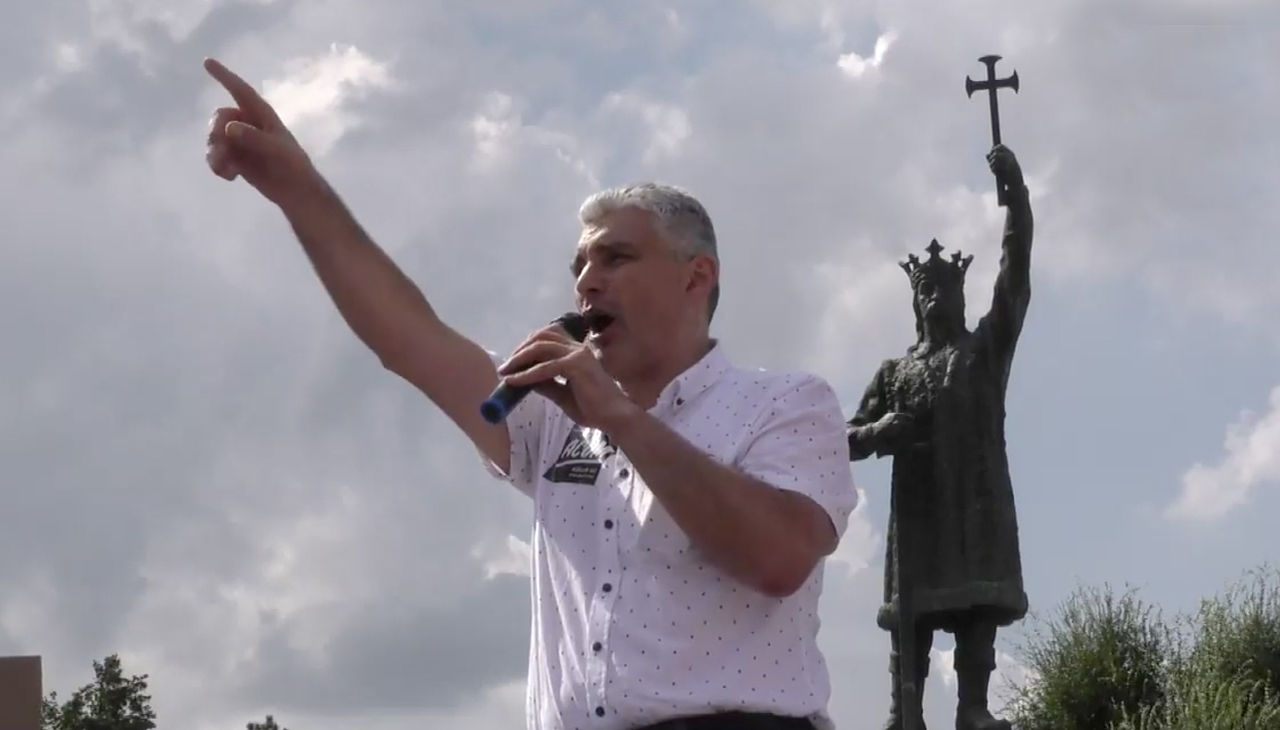 В центре Кишинева прошел протест