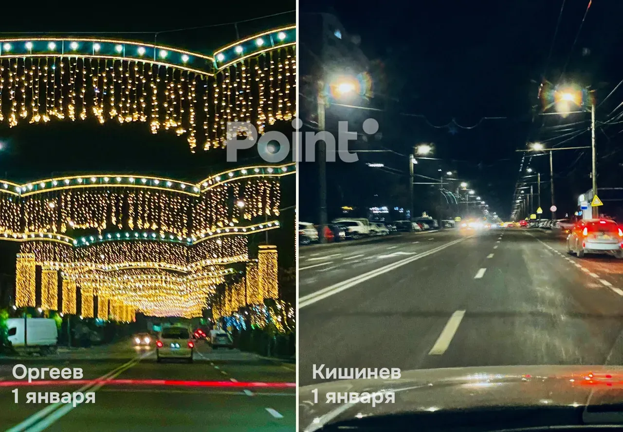Iluminatul decorativ din Capitală este deconectat