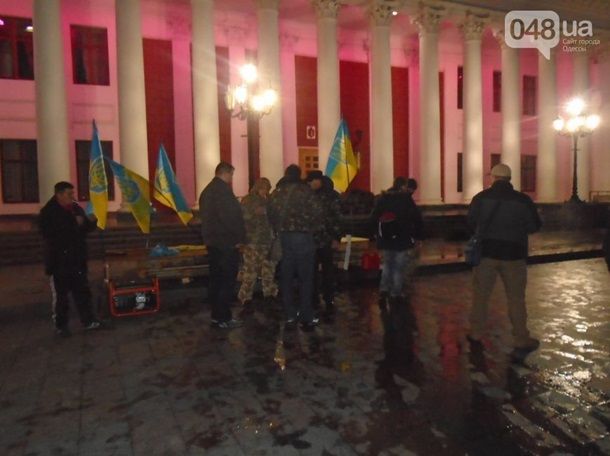 Драка у горсовета Одессы: трое пострадавших
