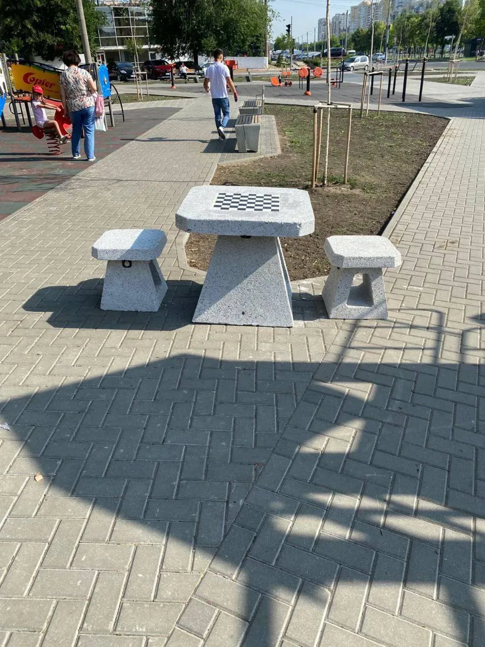 В Кишиневе и в Вадул-луй-Водэ установлены шахматные столы