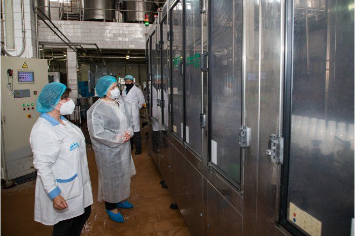 Гаврилица посетила Бельцкий молочный комбинат