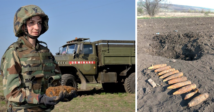 В селе Чок-Майдан обнаружили 17 боеприпасов времен Второй мировой войны