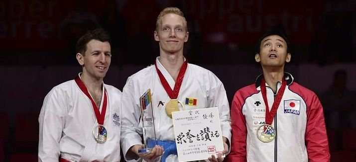 Молдавский каратист Николай Бондарев завоевал золото чемпионата мира