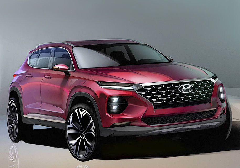 Hyundai опубликовала изображения вседорожника Santa Fe