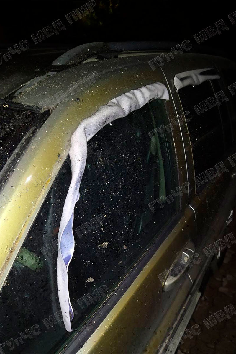 В Тирасполе сгорел автомобиль