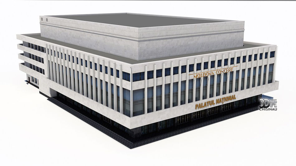 Главные здания Кишинева представлены в 3D-формате