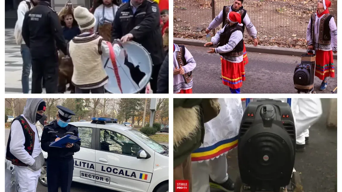 В Бухаресте полиция оштрафовала колядующих и повредила их барабаны