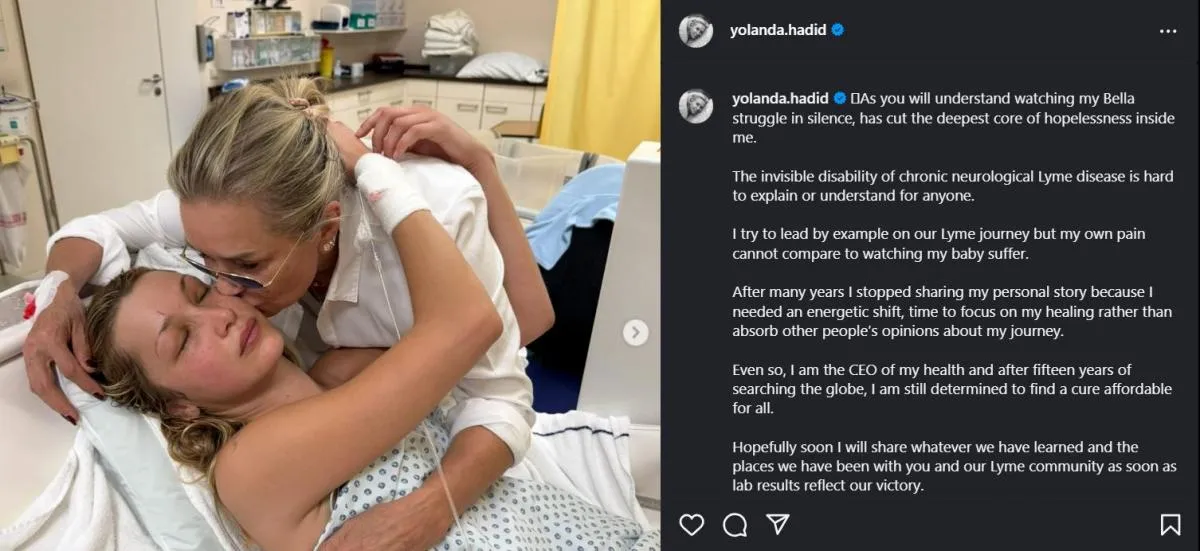 Bella Hadid, internată în spital din cauza agravării unei boli serioase
