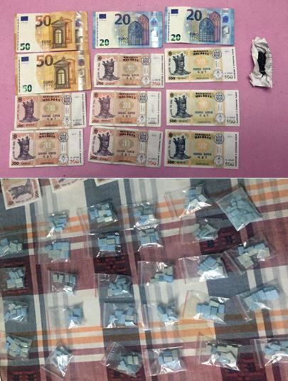 Полиция Кишинева задержала группу лиц, распространявших наркотики
