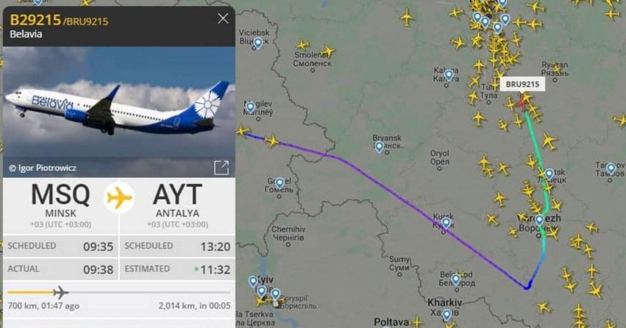Экстренно приземлившийся в Домодедово самолёт Belavia садился с одним двигателем