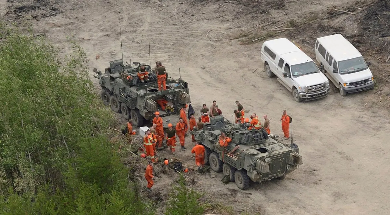 Власти Канады привлекли военных к тушению лесных пожаров