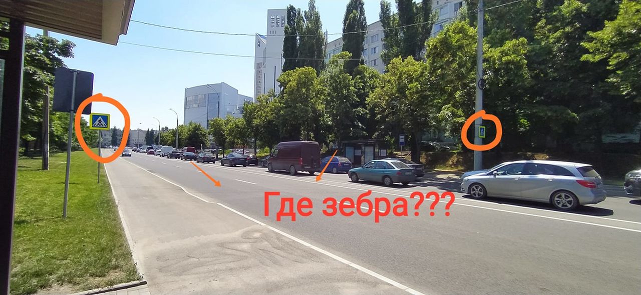Кишиневцы жалуются, что на Албишоаре отсутствует разметка на переходах