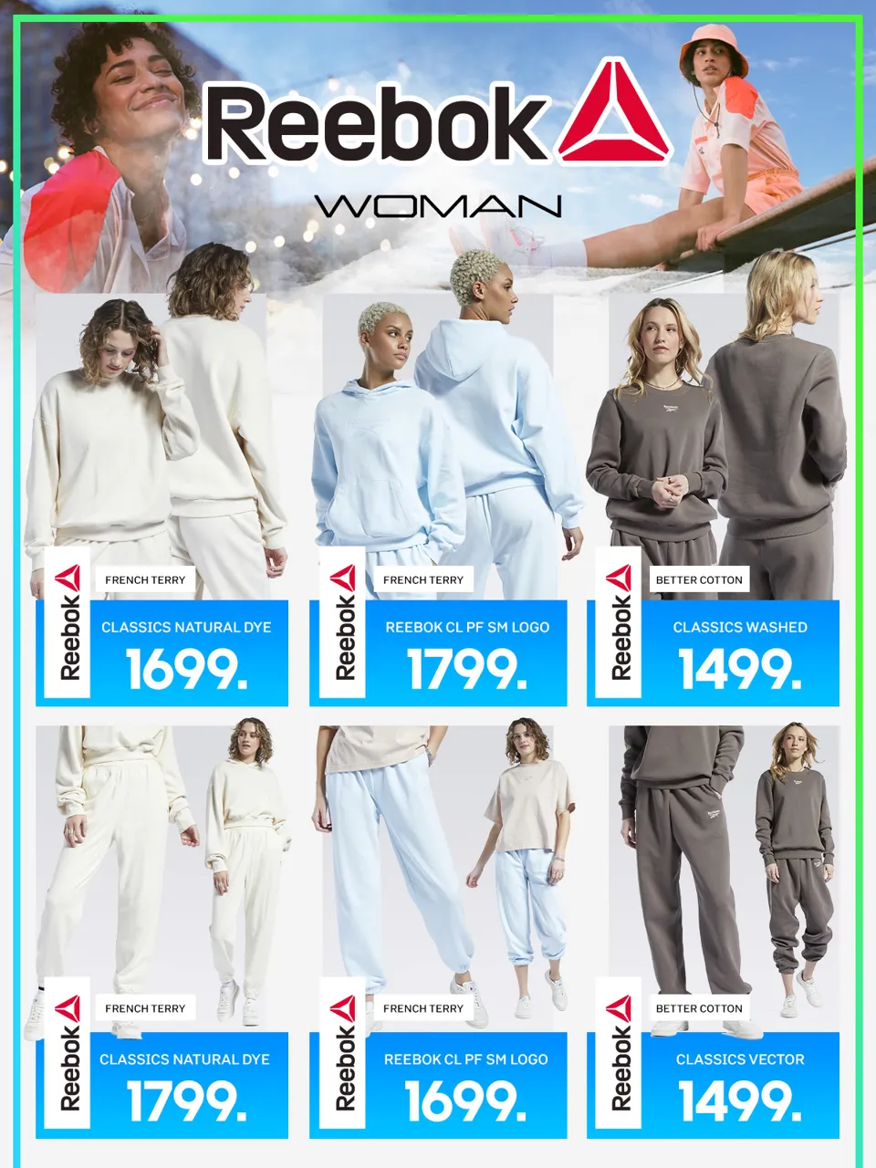 Sportlandia: Новая коллекция EA7 Emporio Armani, adidas, Reebok