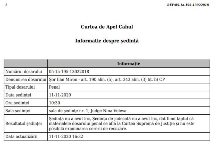 Судебное заседание по делу Илана Шора сегодня также не состоялось