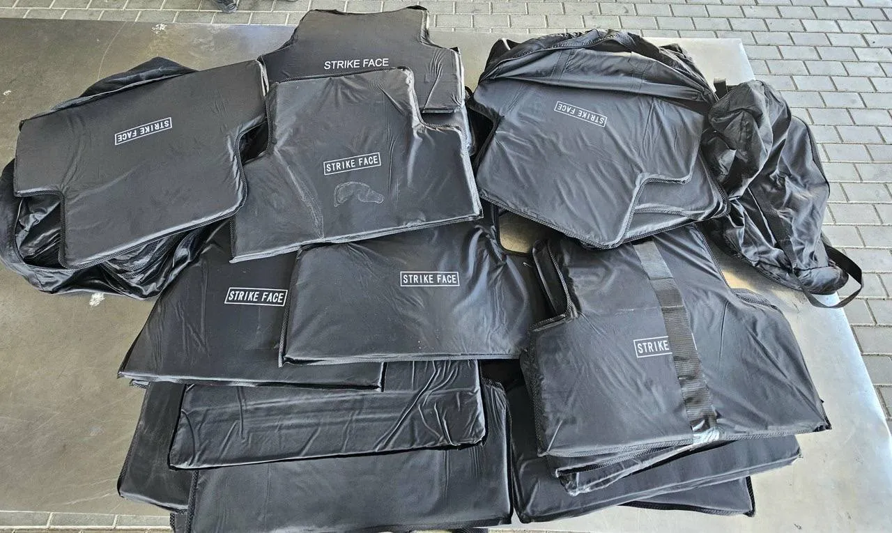 La vama Leușeni au fost confiscate 46 de elemente pentru veste antiglonț