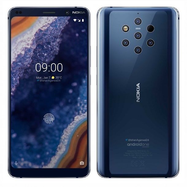 Опубликованы официальные фото Nokia 9 PureView