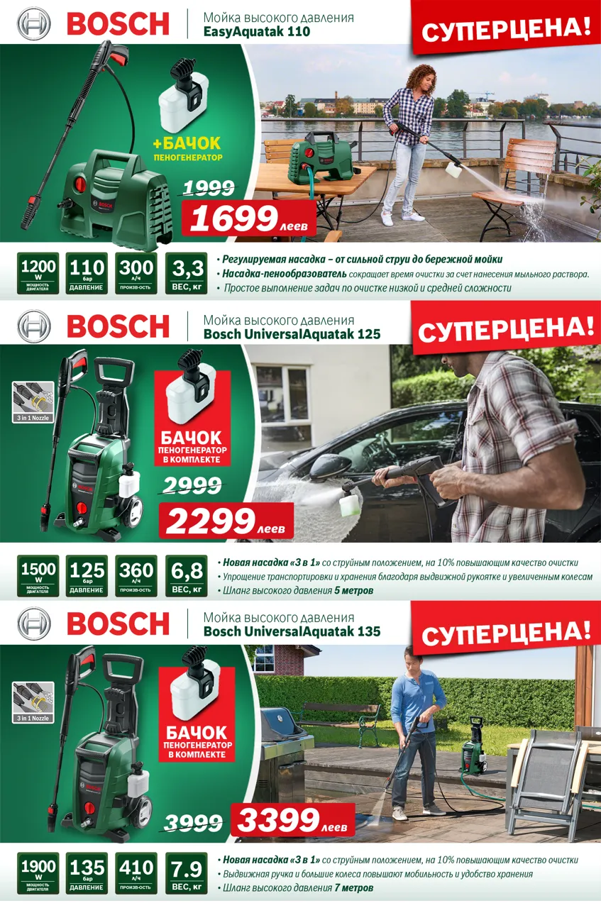 Bosch Siemens: Cезонные скидки на садовую технику от Bosch