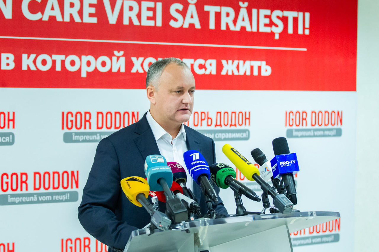Додон: Я провел хорошую, спокойную кампанию, никого не критиковал
