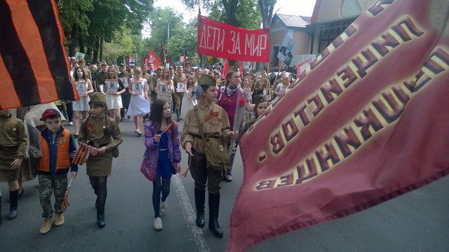 В Кишиневе проходит масштабный Марш Победы