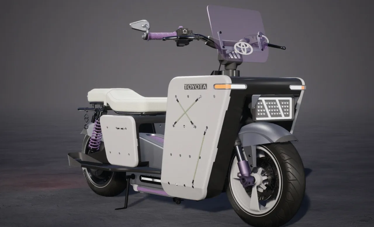 Альтернатива автомобилю: Toyota показала оригинальный электроскутер с багажником